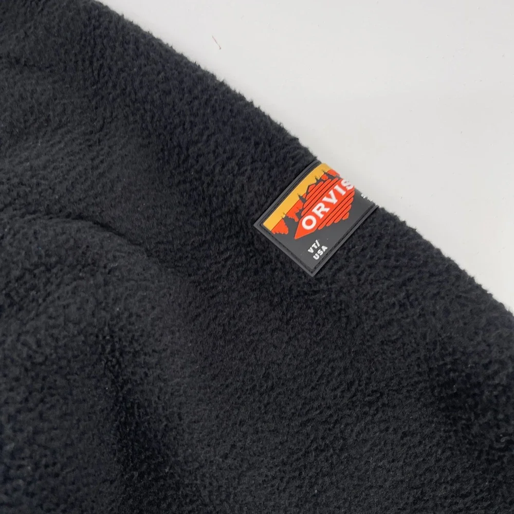 Orvis Men's Fleece Full-Zip Jacket‎ Outdoor Casual Warm Polyester Gray M/M